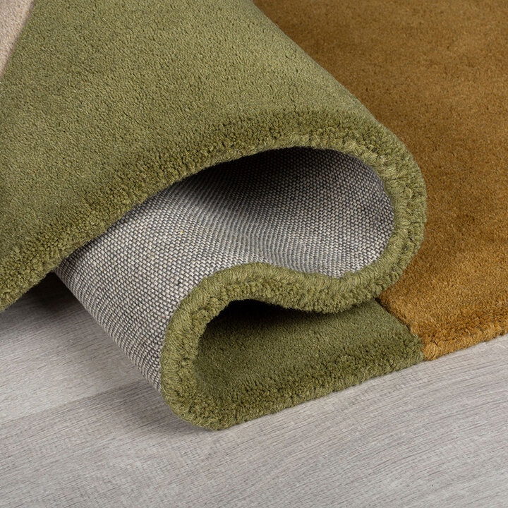 Abstrakt Teppich - Stracto Lozenge Grün Bunt - 4