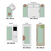 Balkon Teppich - Floreno Padua Beige Anthrazit