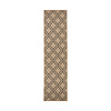 Balkon Teppich - Floreno Milan Beige Schwarz