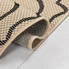 Balkon Teppich - Floreno Milan Beige Schwarz