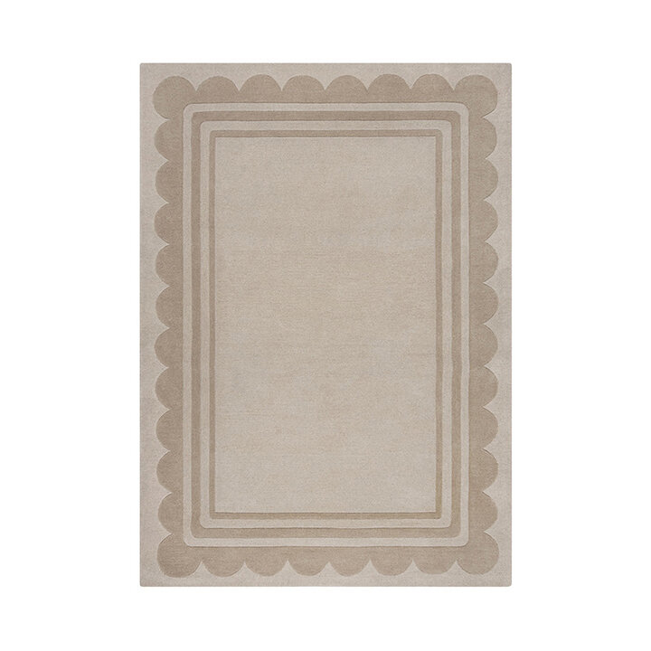 Moderner Teppich - Scallo Lois Beige - 1