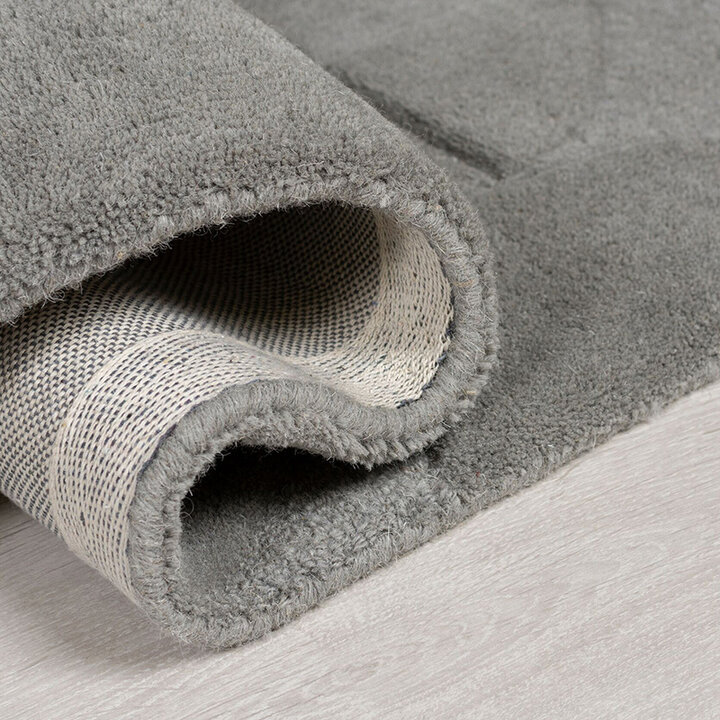Moderner Teppich Rund - Mozo Gigi Grau - 4