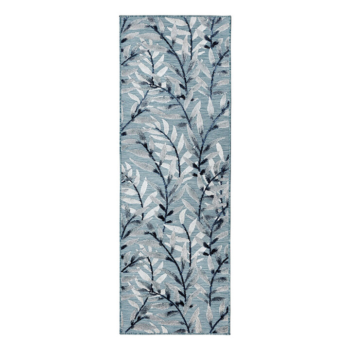 Balkon Teppich - Plazo Willow Blau - 1