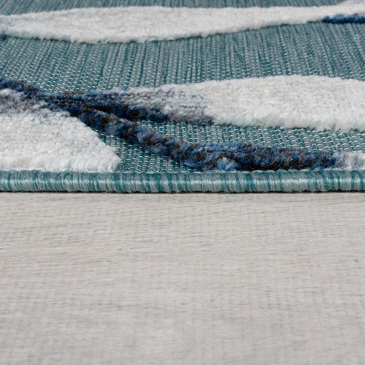 Balkon Teppich - Plazo Willow Blau - 3