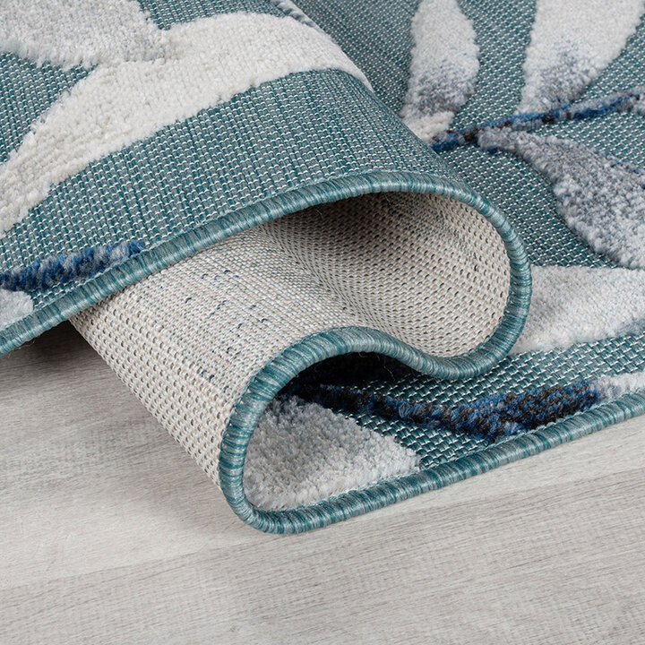 Balkon Teppich - Plazo Willow Blau - 4