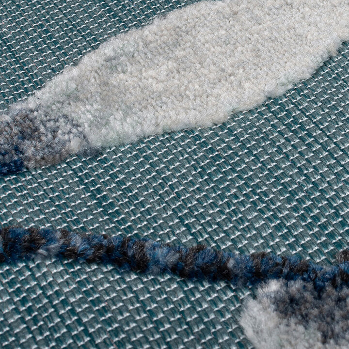 Outdoor Teppich - Plazo Willow Blau - 2