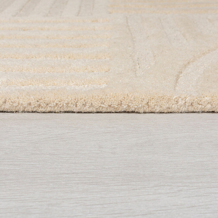 Moderner Teppich Rund - Solacio Zen Beige - 3