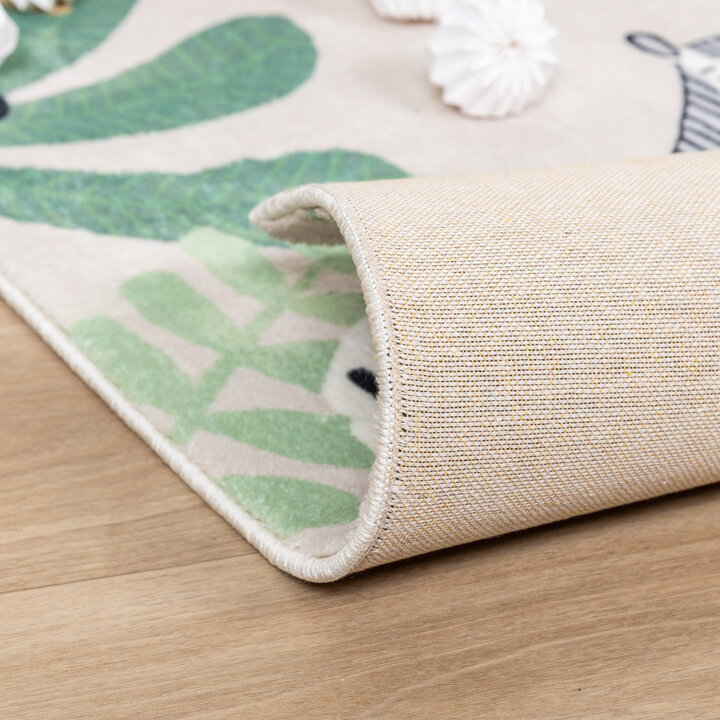 Kinderteppich - Jungle Giraffe Beige - 4