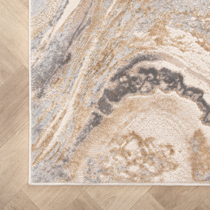Teppich Modern - Leonore Noce Creme Braun - 3