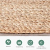 Jute Teppich Rund - Fair Natur - thumbnail 6