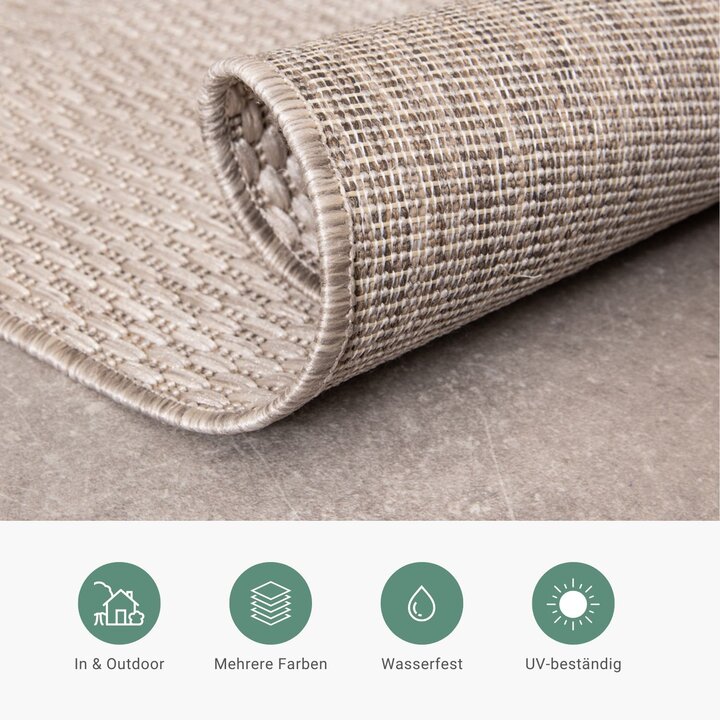 In- & Outdoor Teppich - Costa Creme - 3
