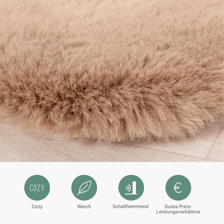 Kinderteppich - Huggy Schaf Taupe - 5