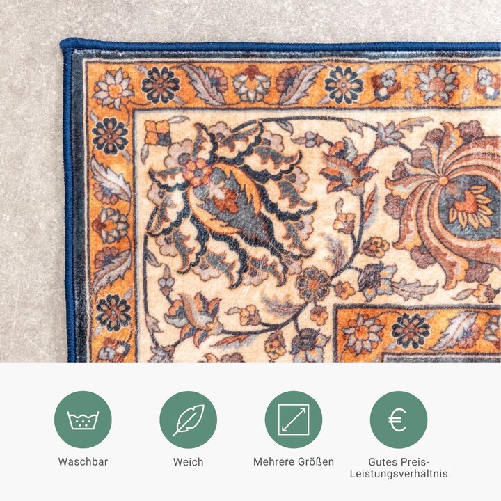 Teppich Vintage - Imagine Medaillon Bunt - 4