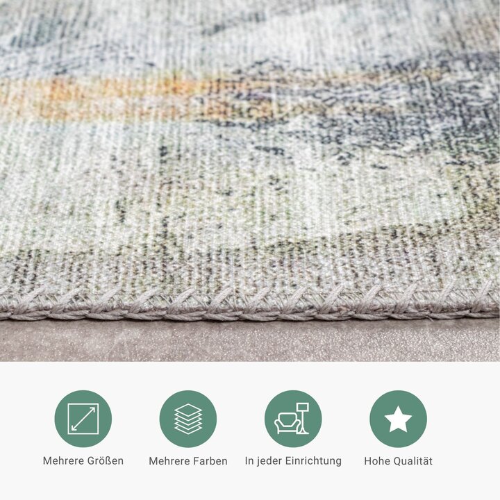 Moderner Teppich - Strong Paint Bunt - 3