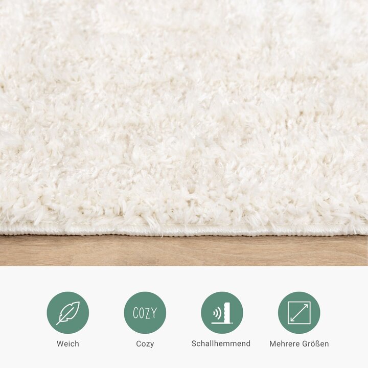 Skandinavischer Teppich - Lova Maze Creme - 4