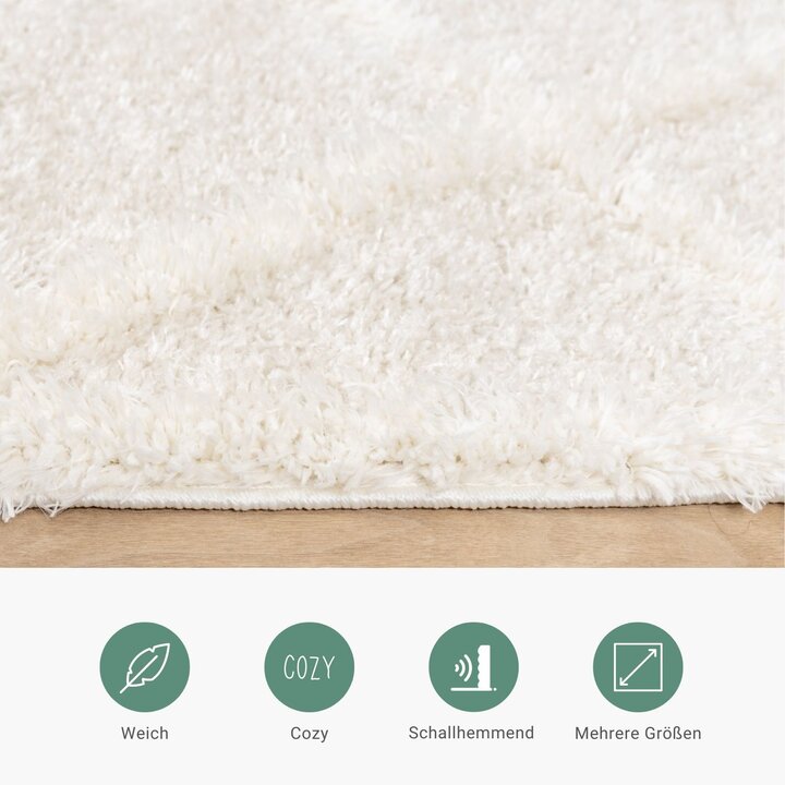 Teppich Skandinavisch - Lova Lines Creme - 4