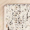 Wollteppich - Nero Creme Grau 