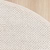 Wollteppich Rund - Twist Hellgrau