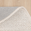 Wollteppich Rund - Twist Hellgrau