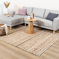 Wollteppich - Feline Taupe Meliert 