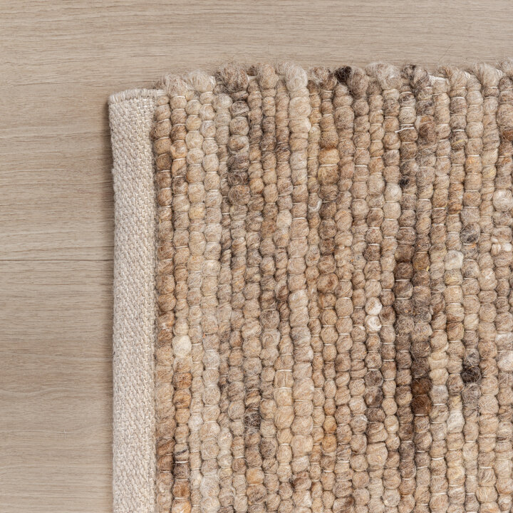 Wollteppich - Feline Taupe Meliert - 5