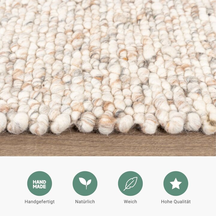 Wollteppich - Oliver Beige - 3