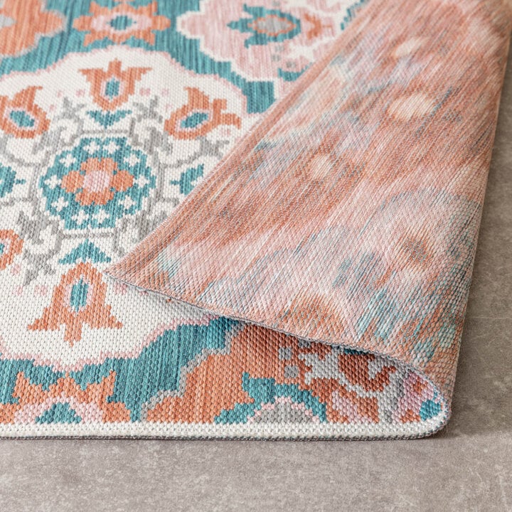 Outdoor Teppich Boho - Vedra Tile Blau - 6