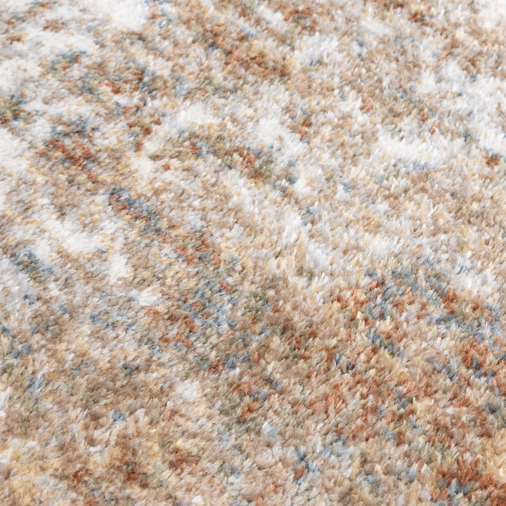 Waschbarer Teppich Abstrakt - Misha Grunge Creme Braun - 3
