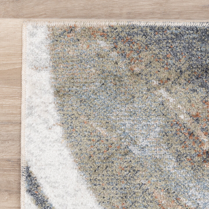 Waschbarer Teppich Abstrakt - Misha Lines Creme Grau - 5