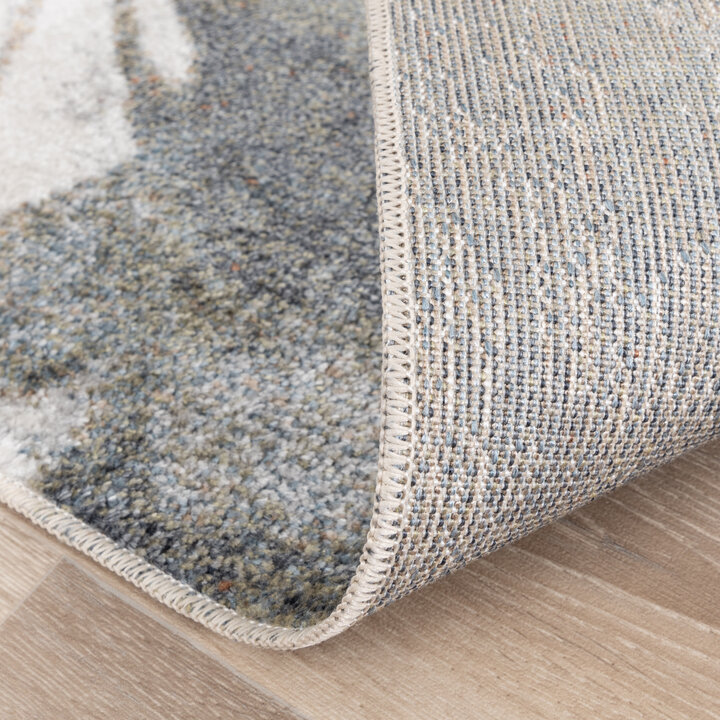 Waschbarer Teppich Abstrakt - Misha Lines Creme Grau - 6
