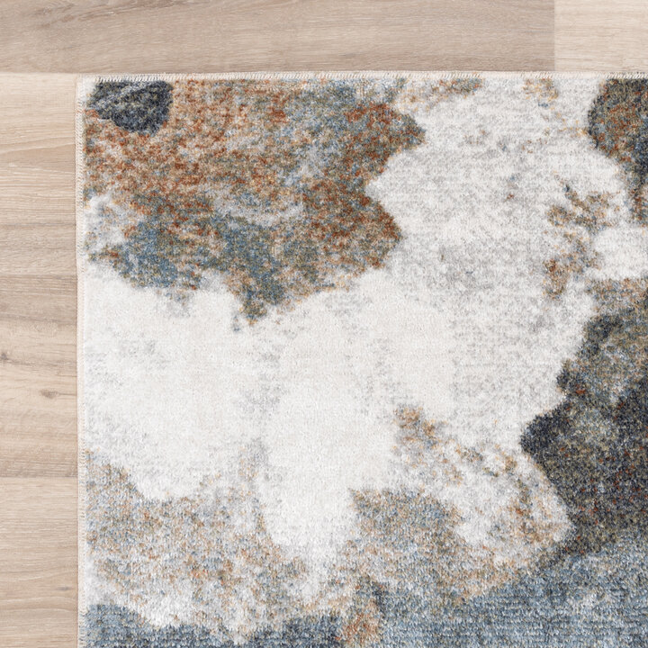 Waschbarer Teppich Abstrakt - Misha Flow Bunt - 5