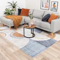 Waschbarer Teppich Abstrakt - Misha Blocks Bunt