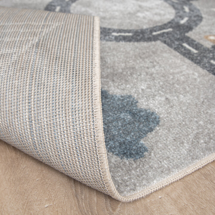Waschbarer Kinderteppich - Ravi Road Bunt - 6