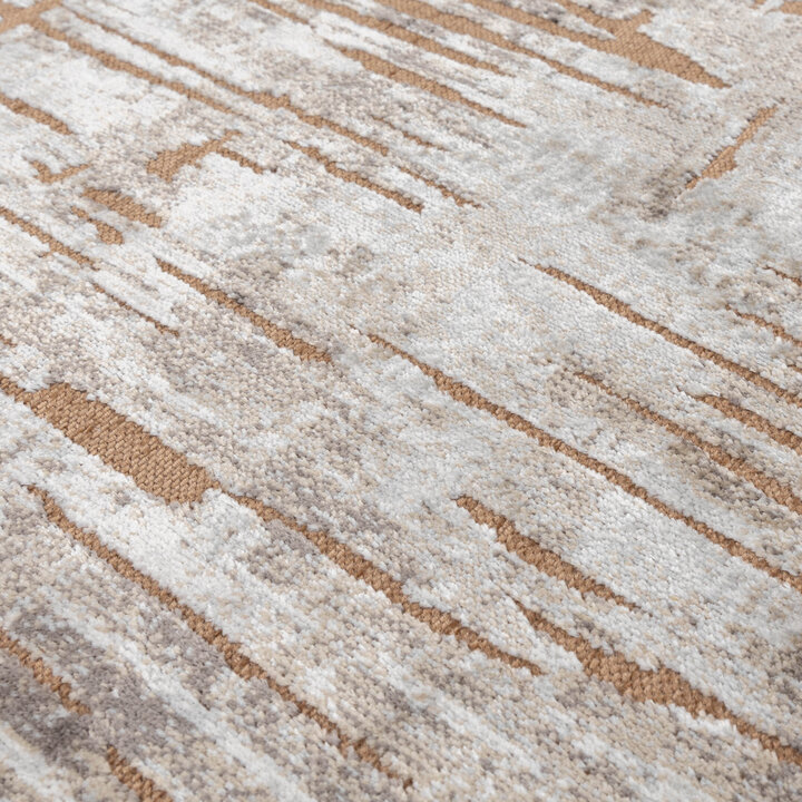 Teppich Modern - Hendrix Grunge Creme Terracotta - 3