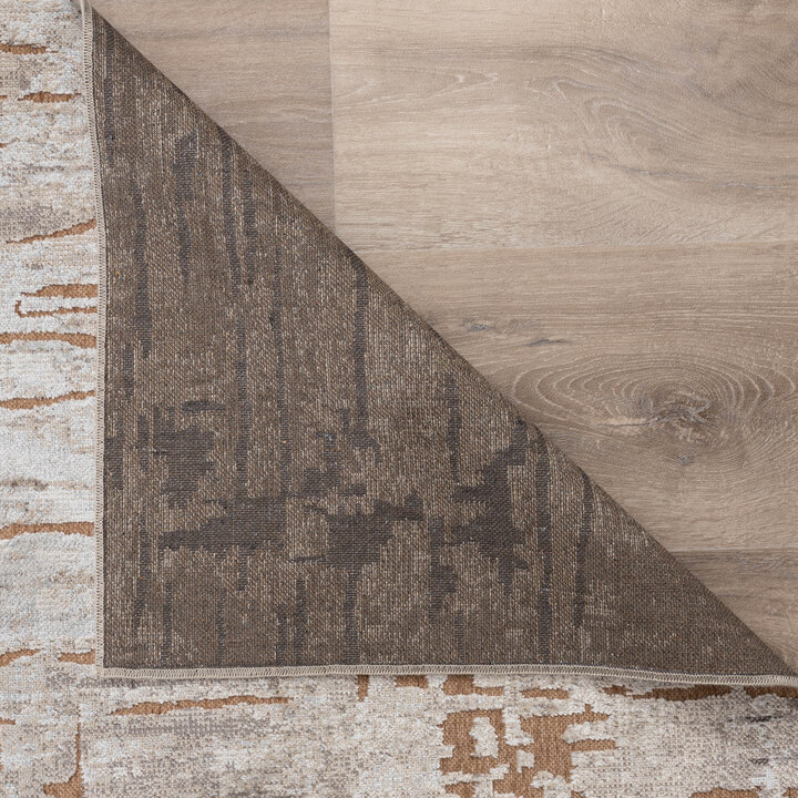 Teppich Modern - Hendrix Grunge Creme Terracotta - 6
