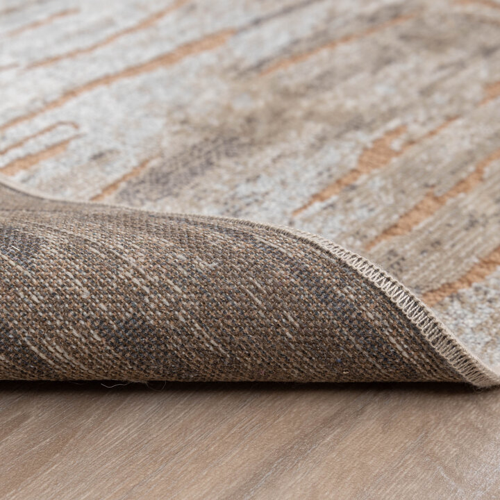 Teppich Modern - Hendrix Grunge Creme Terracotta - 7