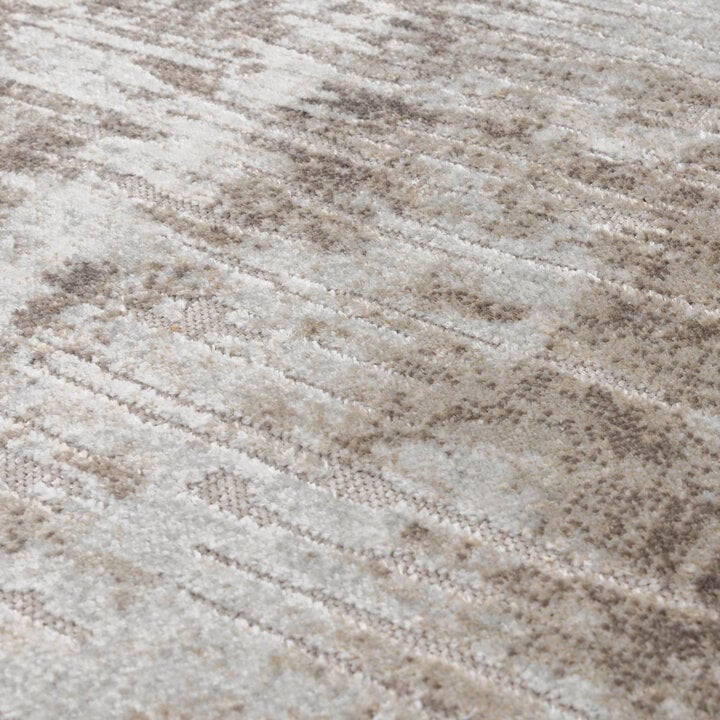Teppich Modern - Hendrix Grunge Creme Grau - 3