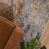 Moderner Teppich - Bush Blau Terracotta - thumbnail 2