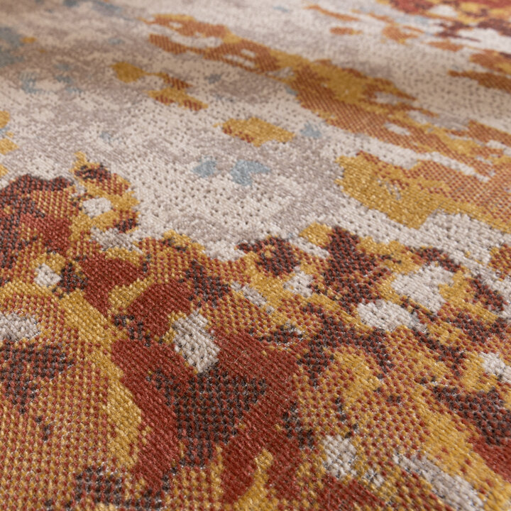 Moderner Teppich - Bush Blau Terracotta - 3