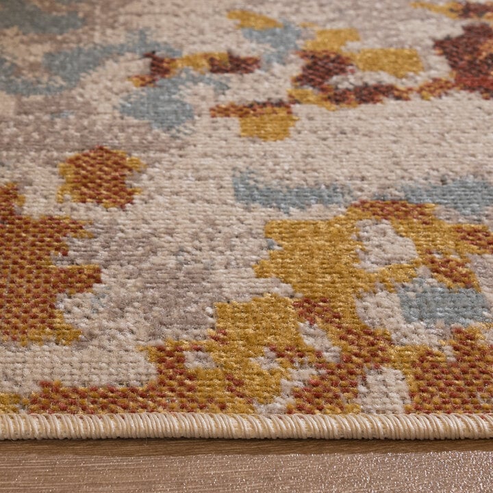 Moderner Teppich - Bush Blau Terracotta - 4