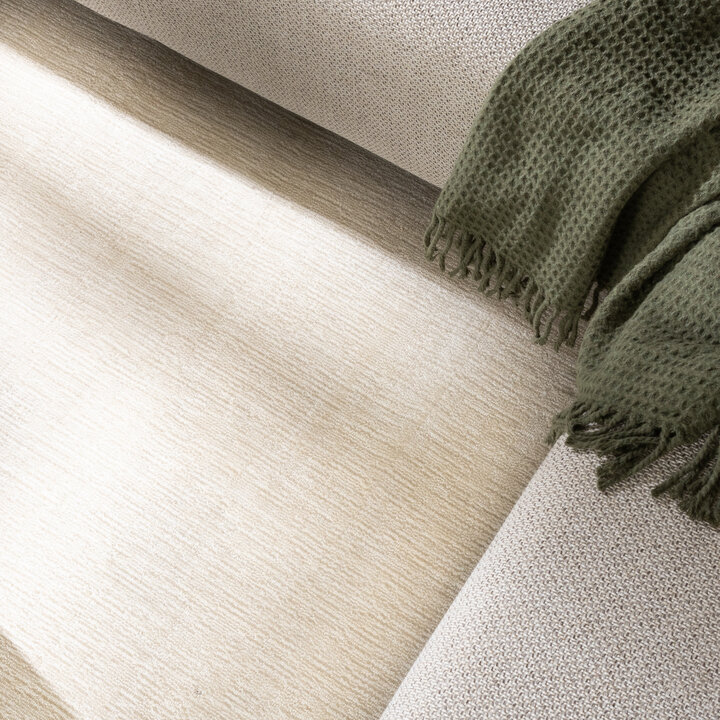 Viskose Teppich - Jean Creme Weiß - 2