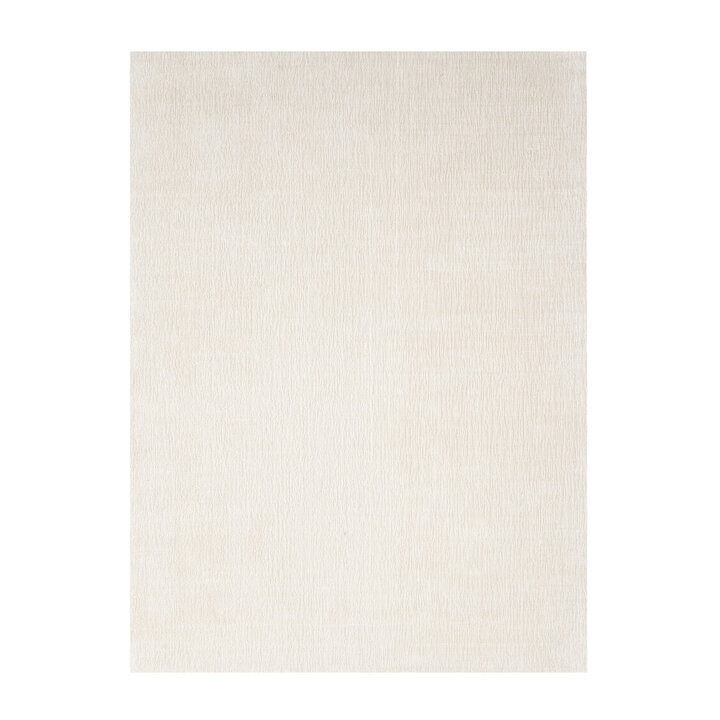 Viskose Teppich - Jean Creme Weiß - 1