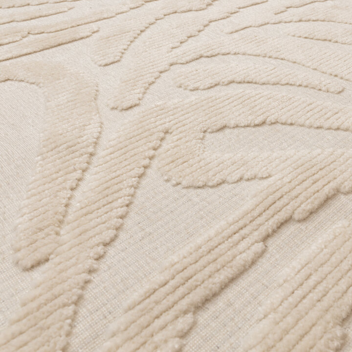 Waschbarer Teppich - Dunya Zebra Weiß - 3