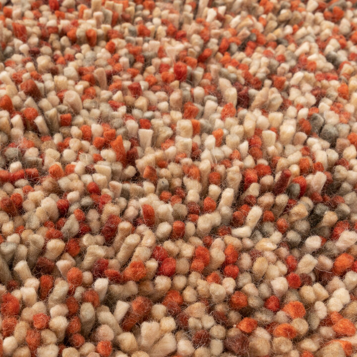Wollteppich Hochflor - Elin Rot Terracotta - 3