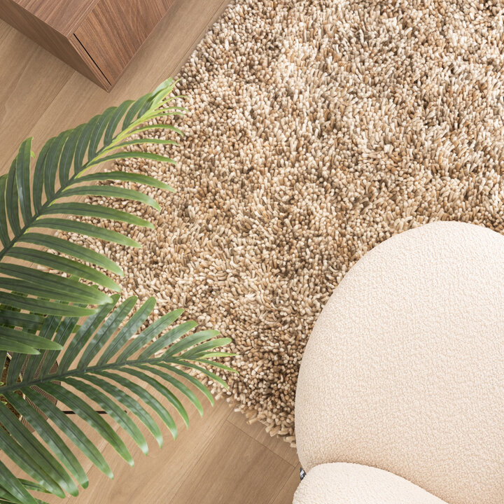 Wollteppich Hochflor - Elin Beige - 2