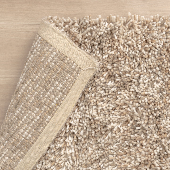 Wollteppich Hochflor - Elin Beige - 7
