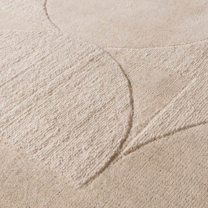 Wollteppich - Giselle Circles Creme - 3