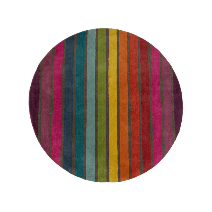Moderner Teppich Rund - Illo Candy Bunt - 1