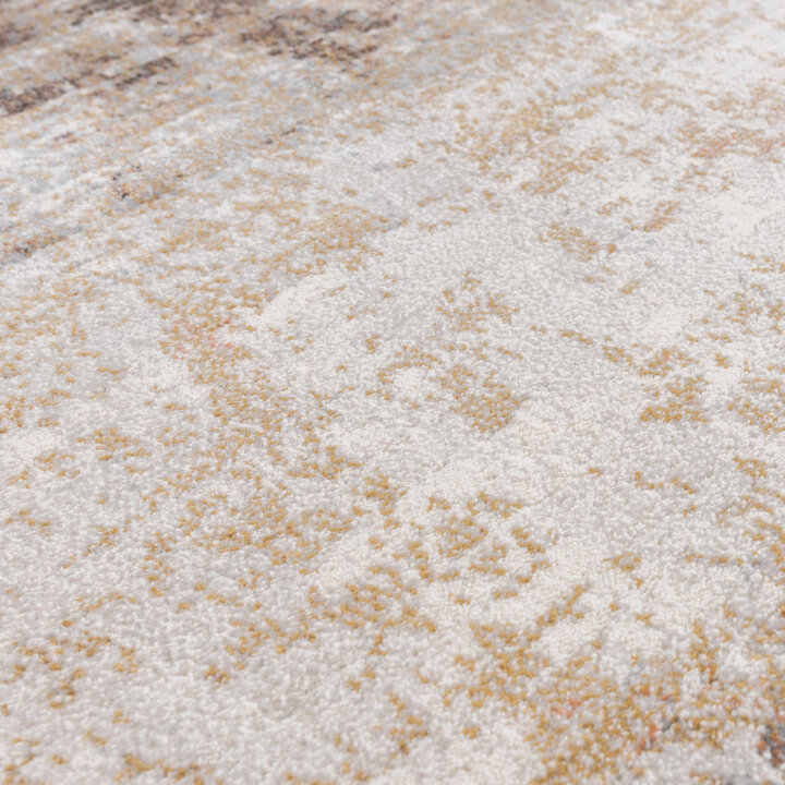 Teppich Abstrakt - Xavier Scratch Taupe Rot - 3