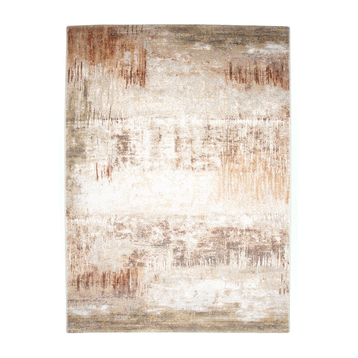 Teppich Abstrakt - Xavier Scratch Taupe Rot - 1